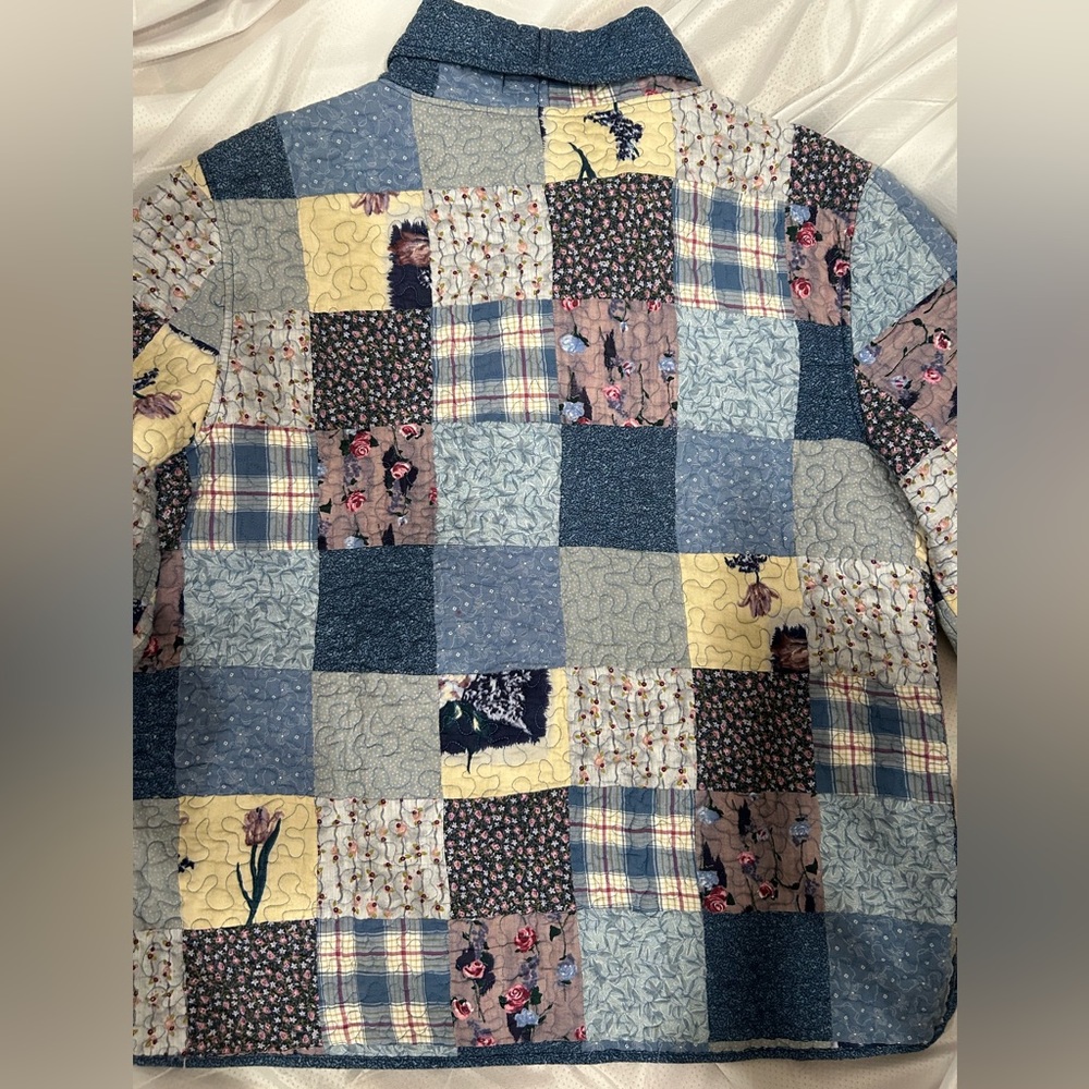 Donna Sharp Quilted Patchwork Jacket Women's - image 4